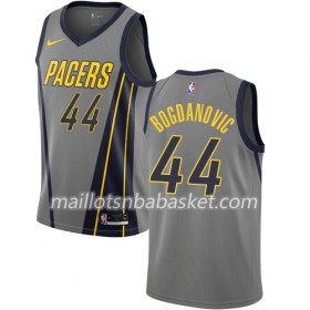 Maillot Homme Indiana Pacers Bojan Bogdanovic 44 2018-19 Nike City Edition Gris Swingman